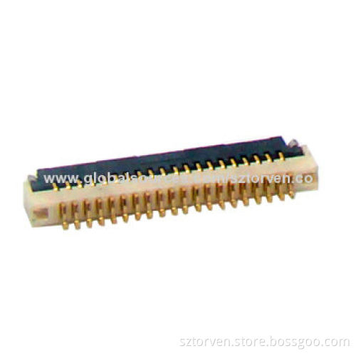 FPC Connector, 0.5mm SMT and Right Angle Flip-lock Lower Contact Type Side EntryNew